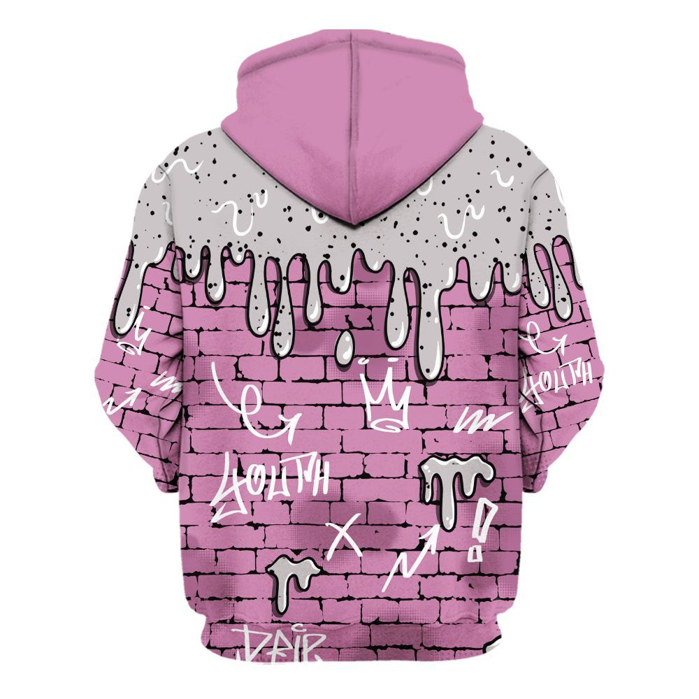 Hoodie To Match Neutral Grey Black White Orchid 4s - Been Different Drippin Streetwear All Over Print
