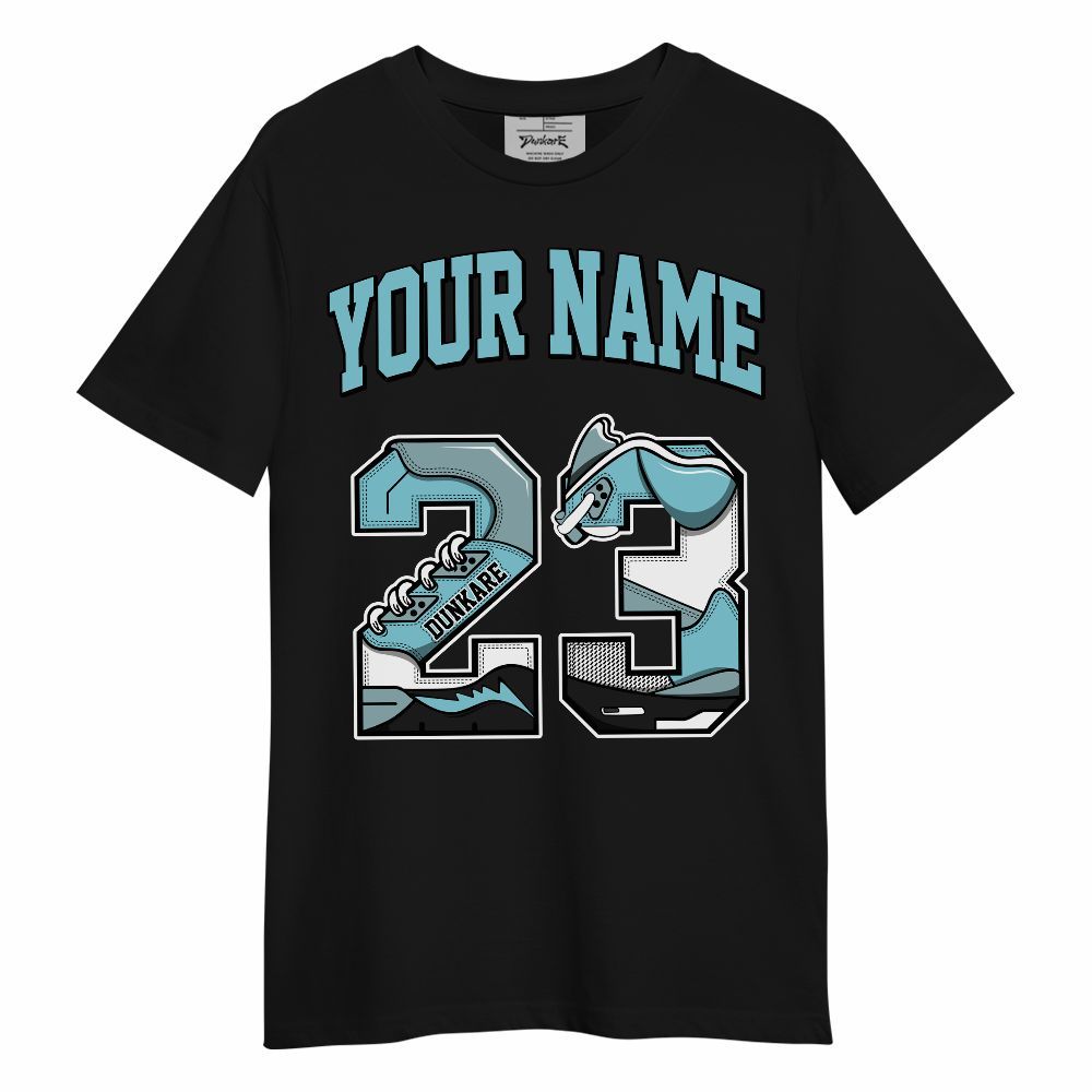 Shirt To Match Low Legend Blue 11s - Custom Name Number 23 5s Unisex Shirt