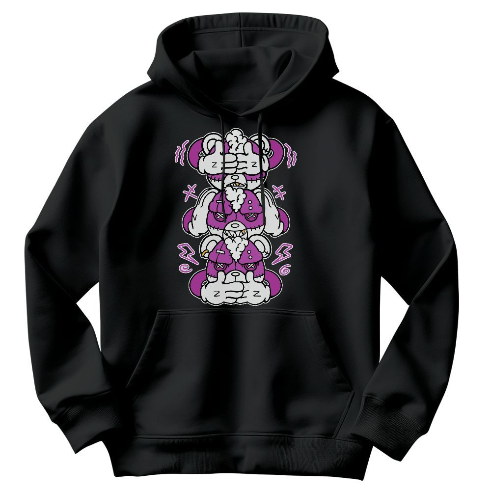 Sweatshirt To Match Hyper Violet 4s - Wisdom Hugz Graphic