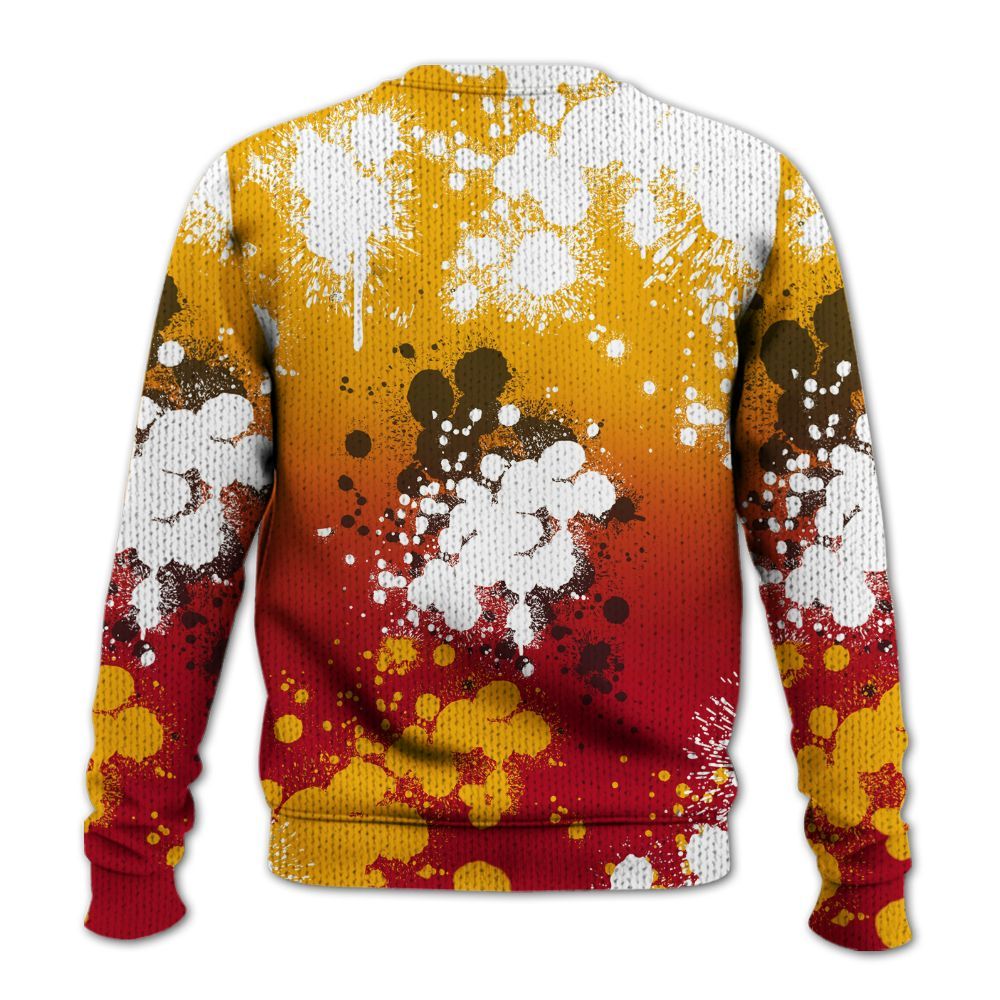 Knitted Sweater To Match Cardinal 7s - Trust No One Scary