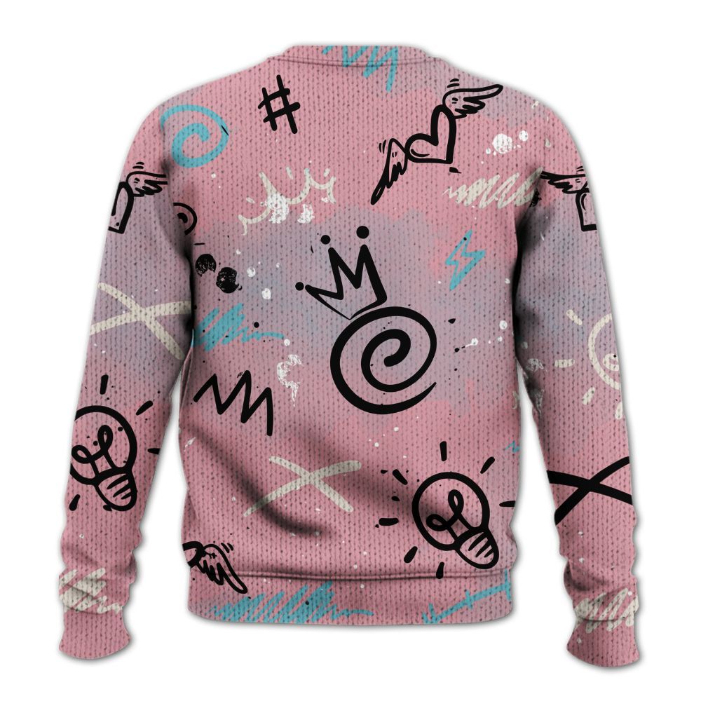 Knitted Sweater To Match Doernbecher 6s - Drip Been Di2ferent