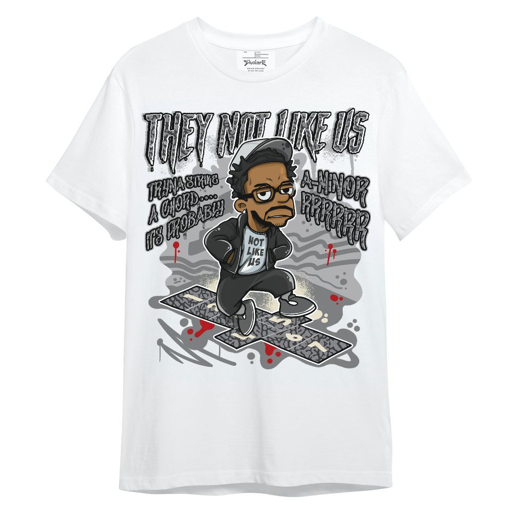 Shirt To Match Cement Grey 3s - Hopscotch Dislike Us Graphic Unisex Shirt