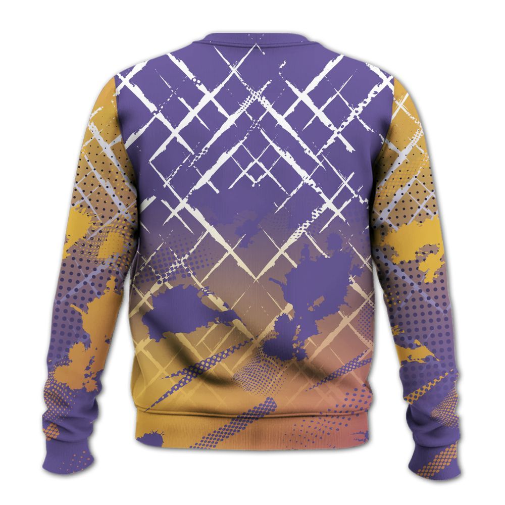 Sweatshirt To Match Book Sunset 1s - Halftone Stand Business Dripping All Over Print
