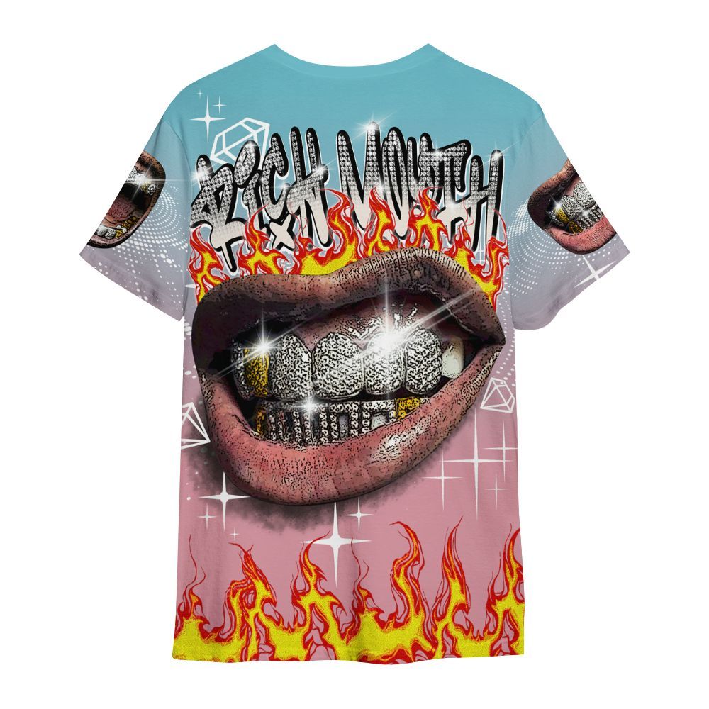 Shirt To Match Doernbecher 6s - Rich Mouth Fire Rap Retro 90s All Over Print