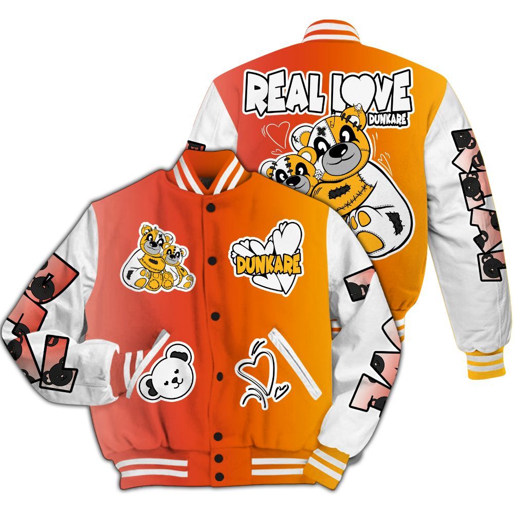 Varsity Jacket To Match Dunk High Candy Corn - Sincere Fondness Bear All Over Print
