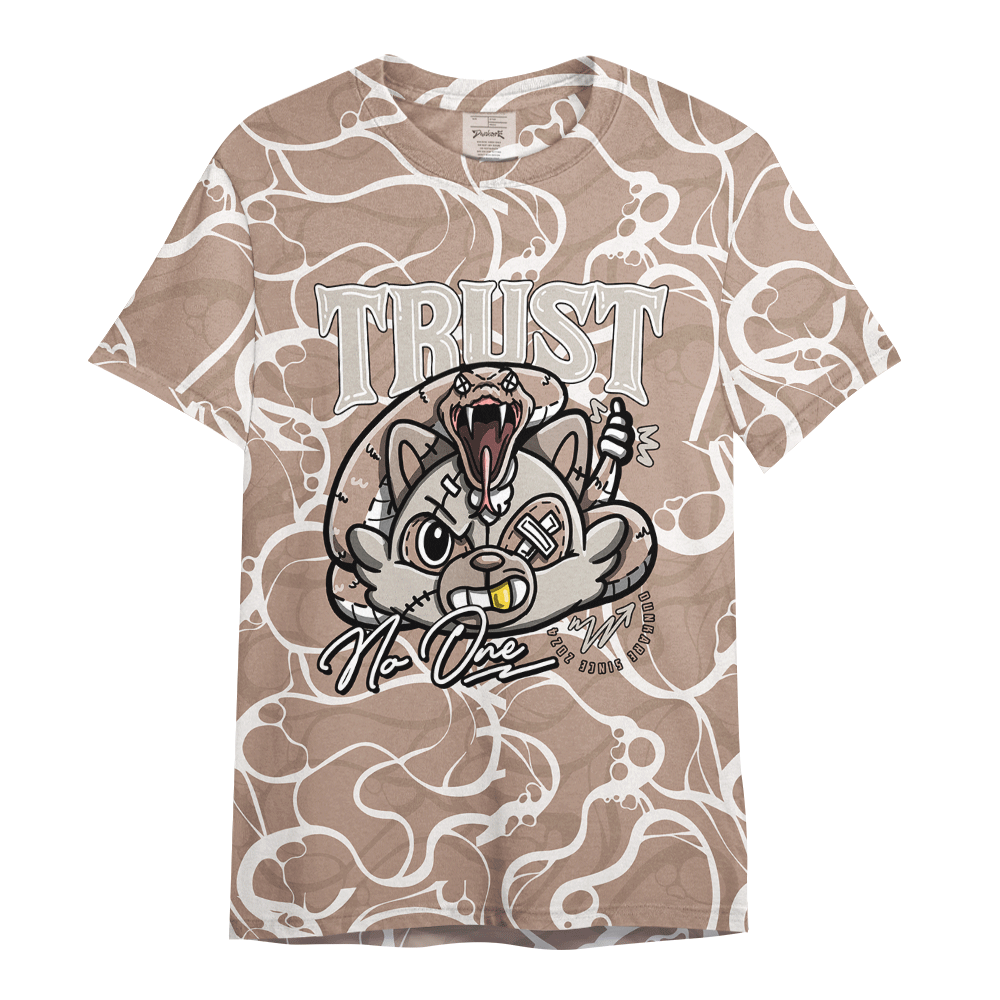 Shirt To Match OG Latte 1s - Trust No Raccoon Bubble Graphics Shirt Unisex