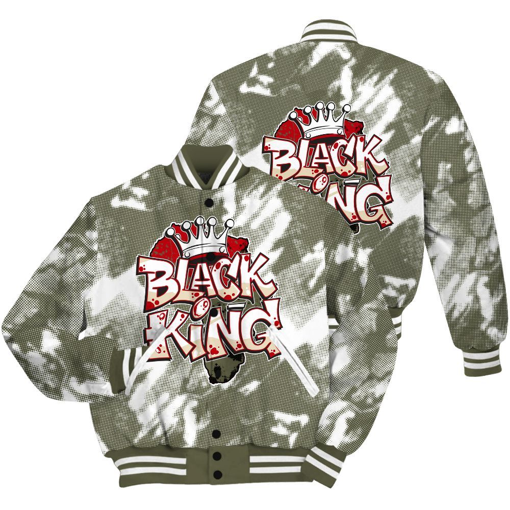 Varsity Jacket To Match Low OG Medium Olive 1s Shirt - B-King Shirt Unisex Oufit All Over Print