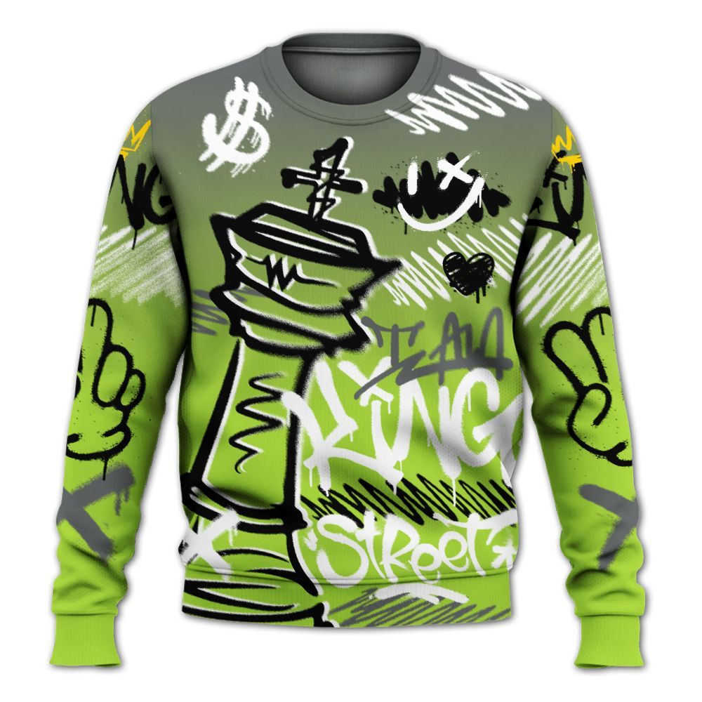 Sweatshirt To Match Air Max 95 Neon - Street King Chess Streetwear All Over Print