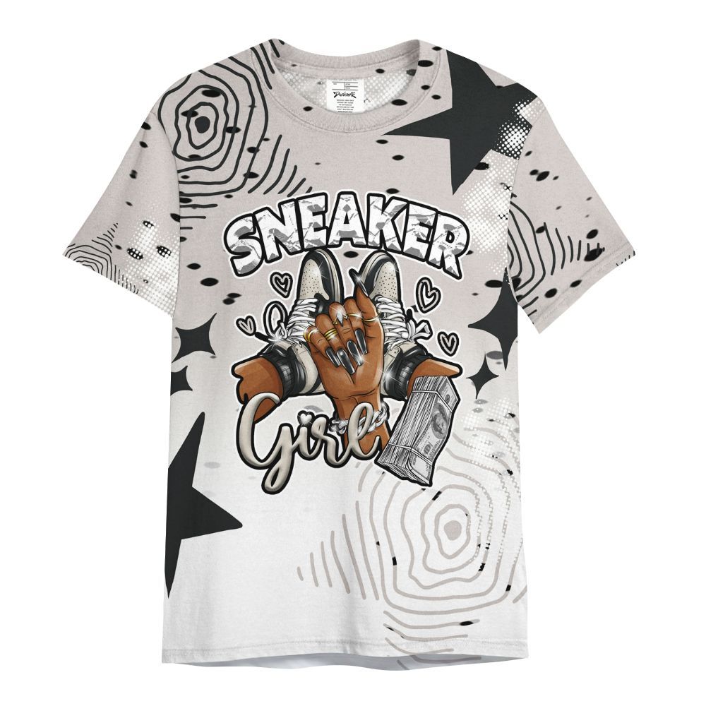 Shirt To Match Retro Reverse Metallic 5s - Sneakerz Girlz Unique Starz All Over Print