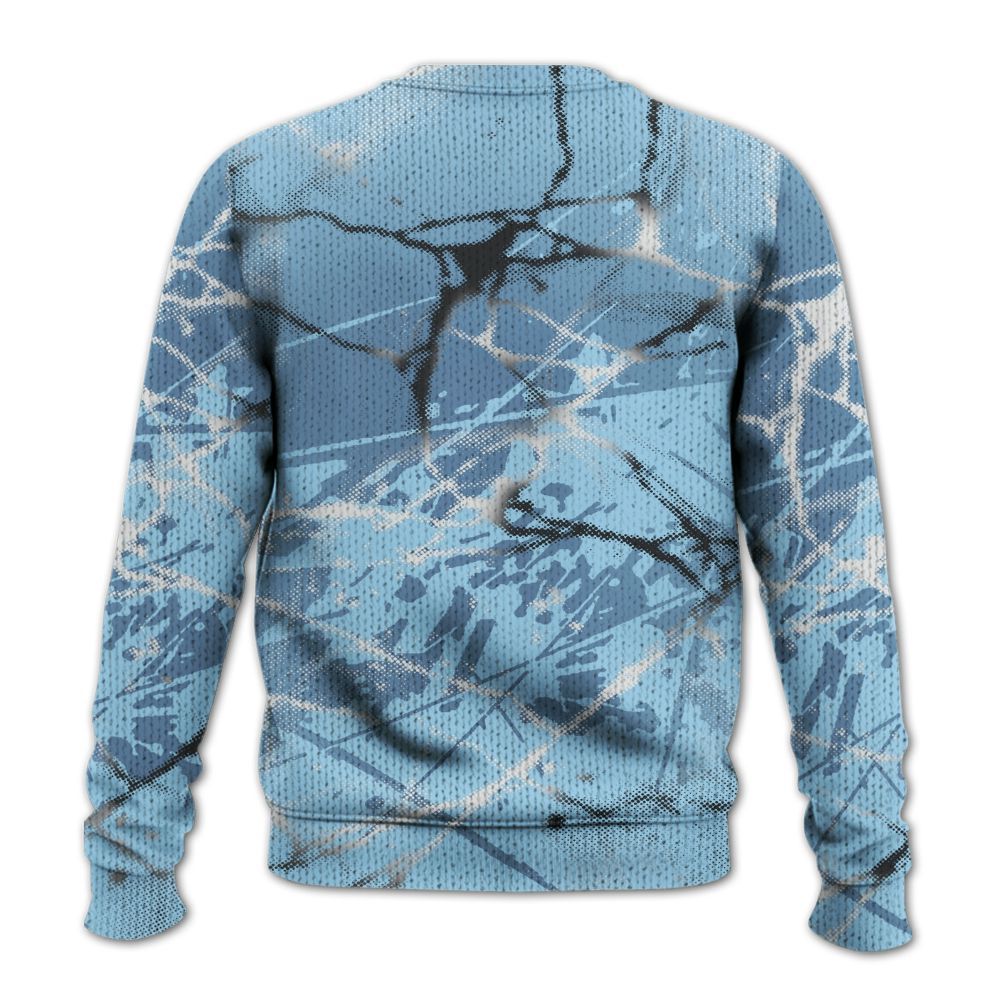 Knitted Sweater To Match Legend Blue 11s - Prayed For Enemies Graphic