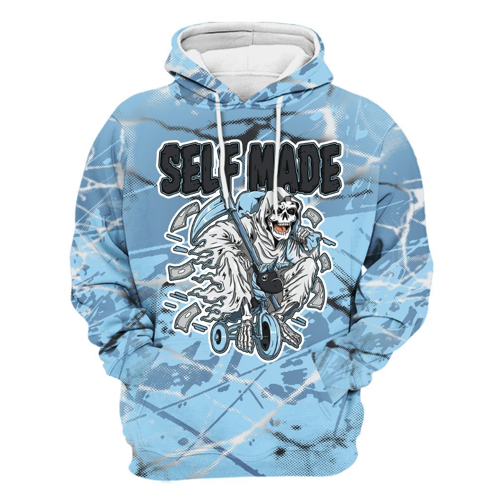 Hoodie To Match Legend Blue 11s - Self Make Skeleton Profound All Over Print