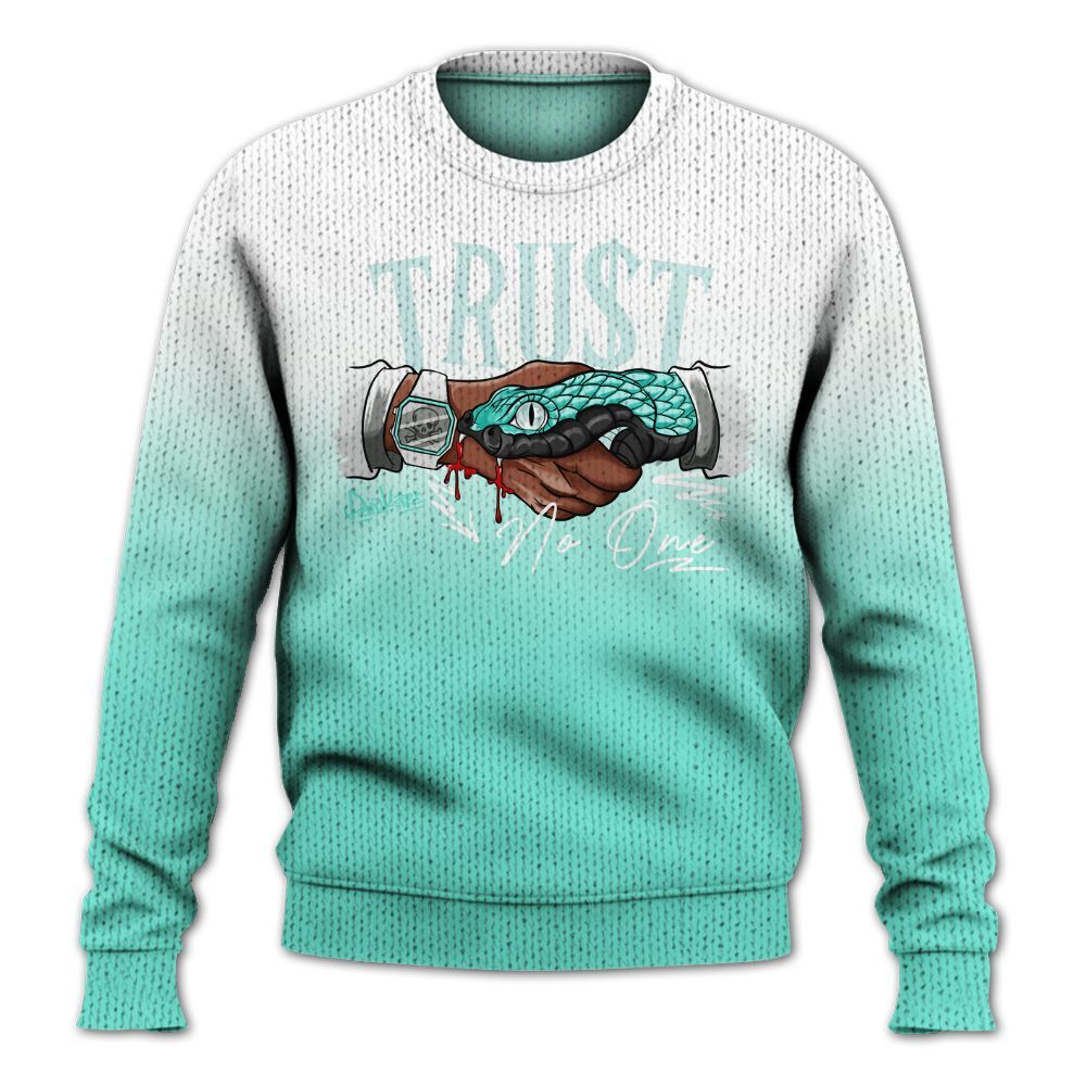 Sweater To Match Retro Low Igloo 11s - Trust No One Drip Graphic
