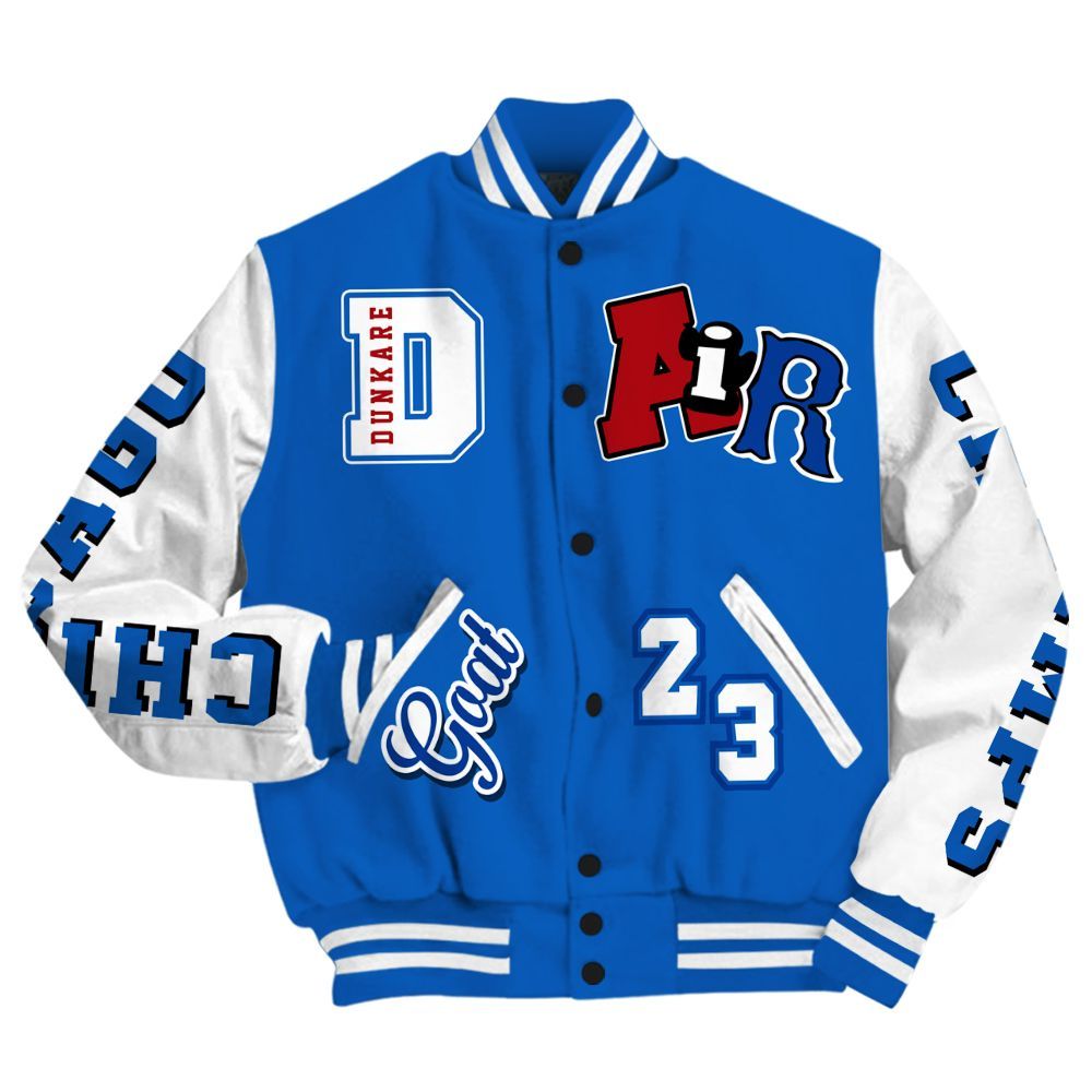 Varsity Jacket To Match Kobe 6 Game Royal - AIR Number 23 GOAT All Over Print