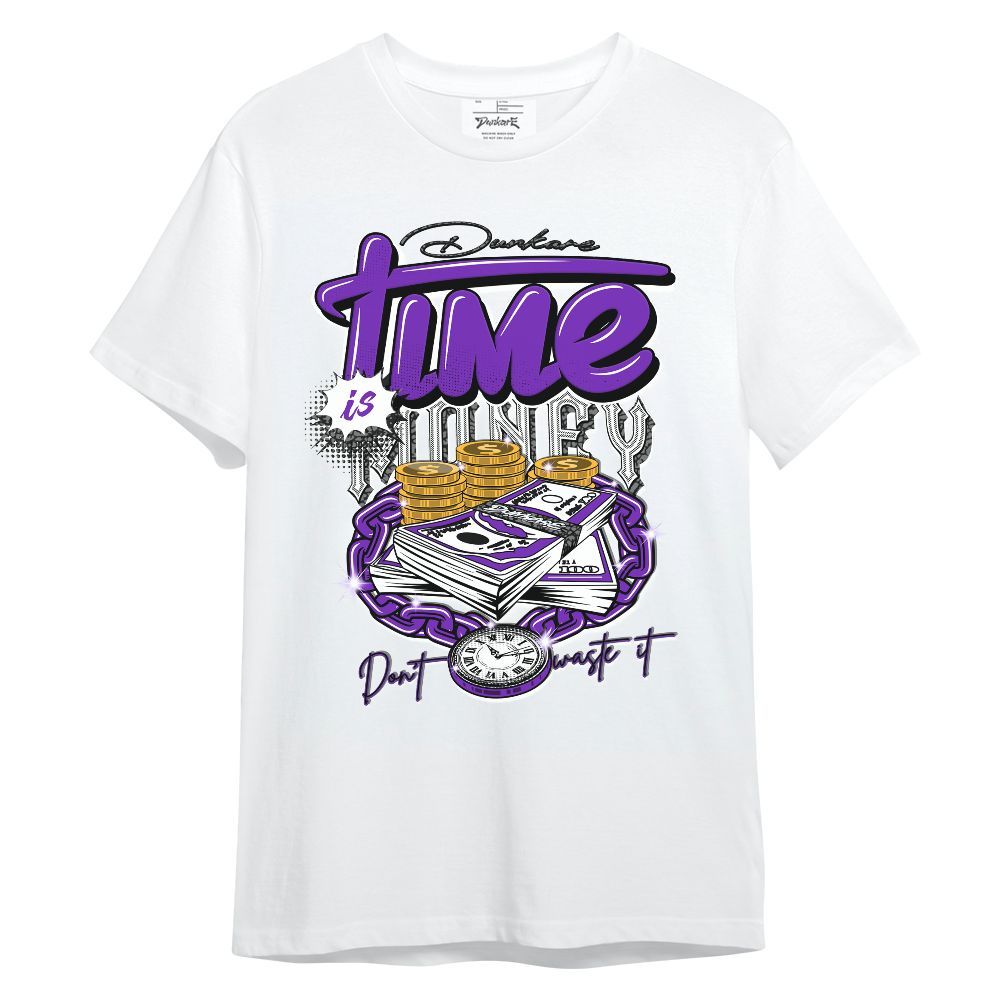 Shirt To Match Retro Dark Iris 3s - Time Is Money Unisex Shirt
