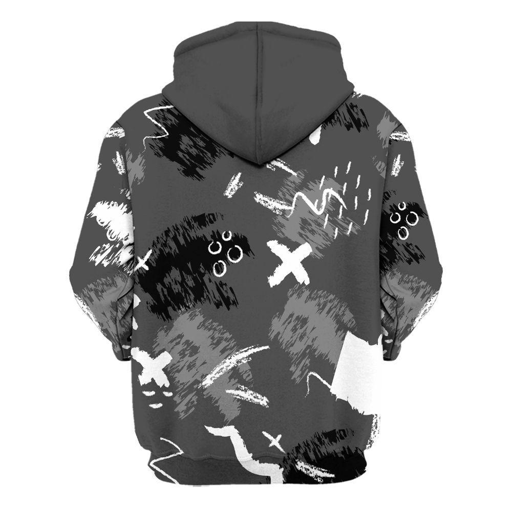 Hoodie To Match Fear 4s - Hustle Grind Pray Graphic Street Style All Over Print