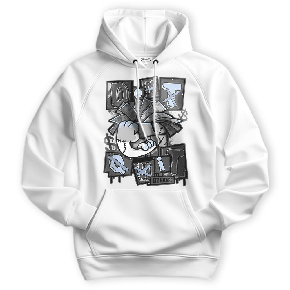 Sweatshirt To Match Reverse Black White 6s Hoodie - Don't Quit Graphic Hoodie Unisex