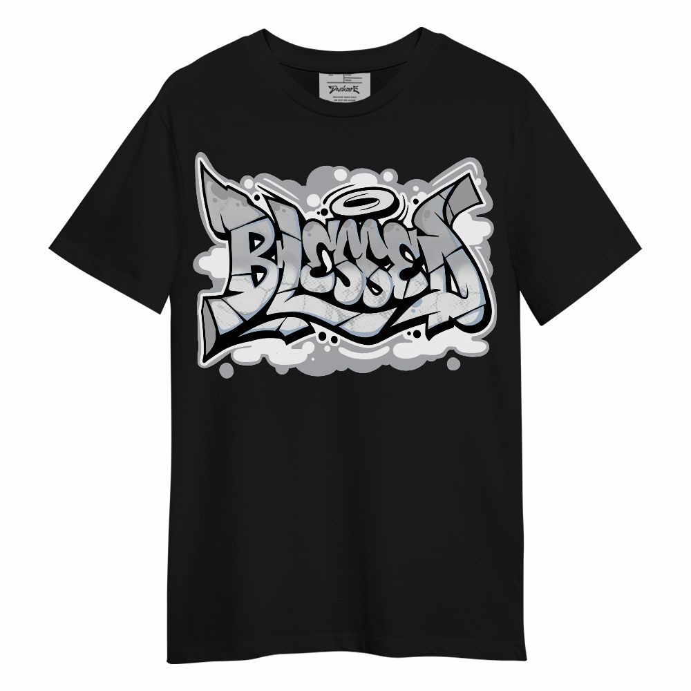 Shirt To Match Low OG Wolf Grey 1s - Blessing Graphic Unisex Shirt