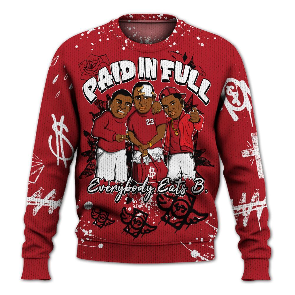 Sweater To Match Air DT Max 96 Love Letter- Paid In Full Crayon Graphic