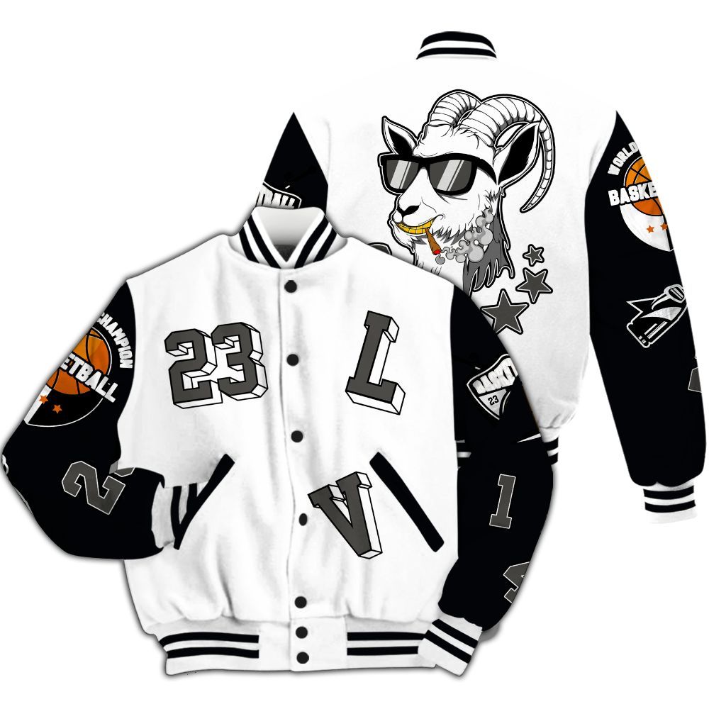 Varsity Jacket To Match Kobe 9 Elite Protro Halo - The GOAT Got Em Streetwear All Over Print