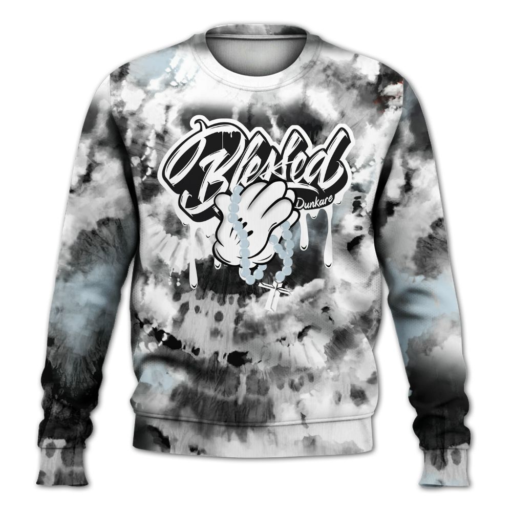 Sweatshirt To Match Kobe 9 Protro Halo - God Blessed Tie Dye All Over Print