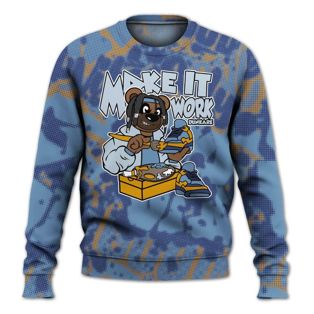 Sweatshirt To Match High OG First In Flight 1s - Pull It Off Bear Street All Over Print