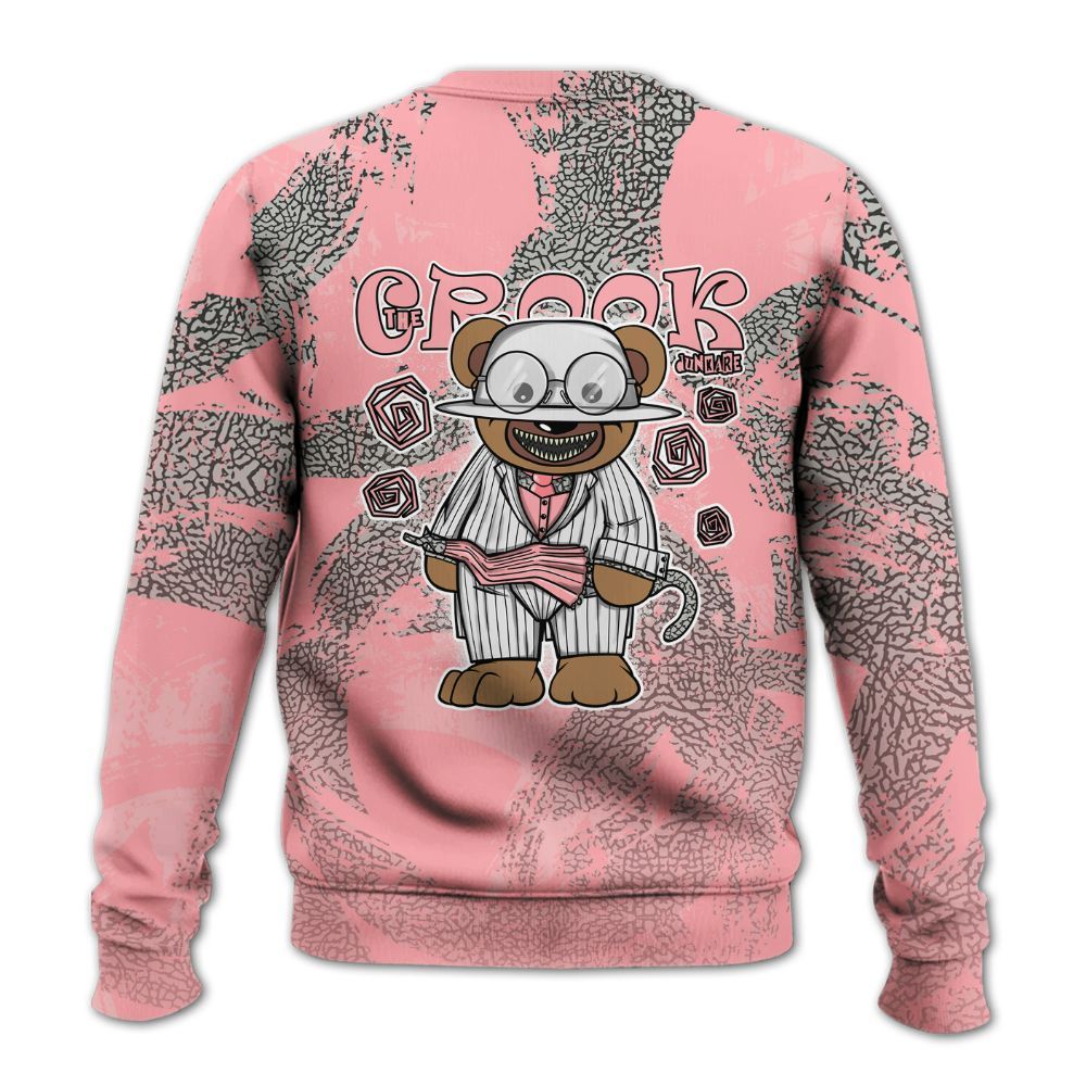 Sweatshirt To Match Retro Wings 3s - Swindler Bear Circle Slpash All Over Print