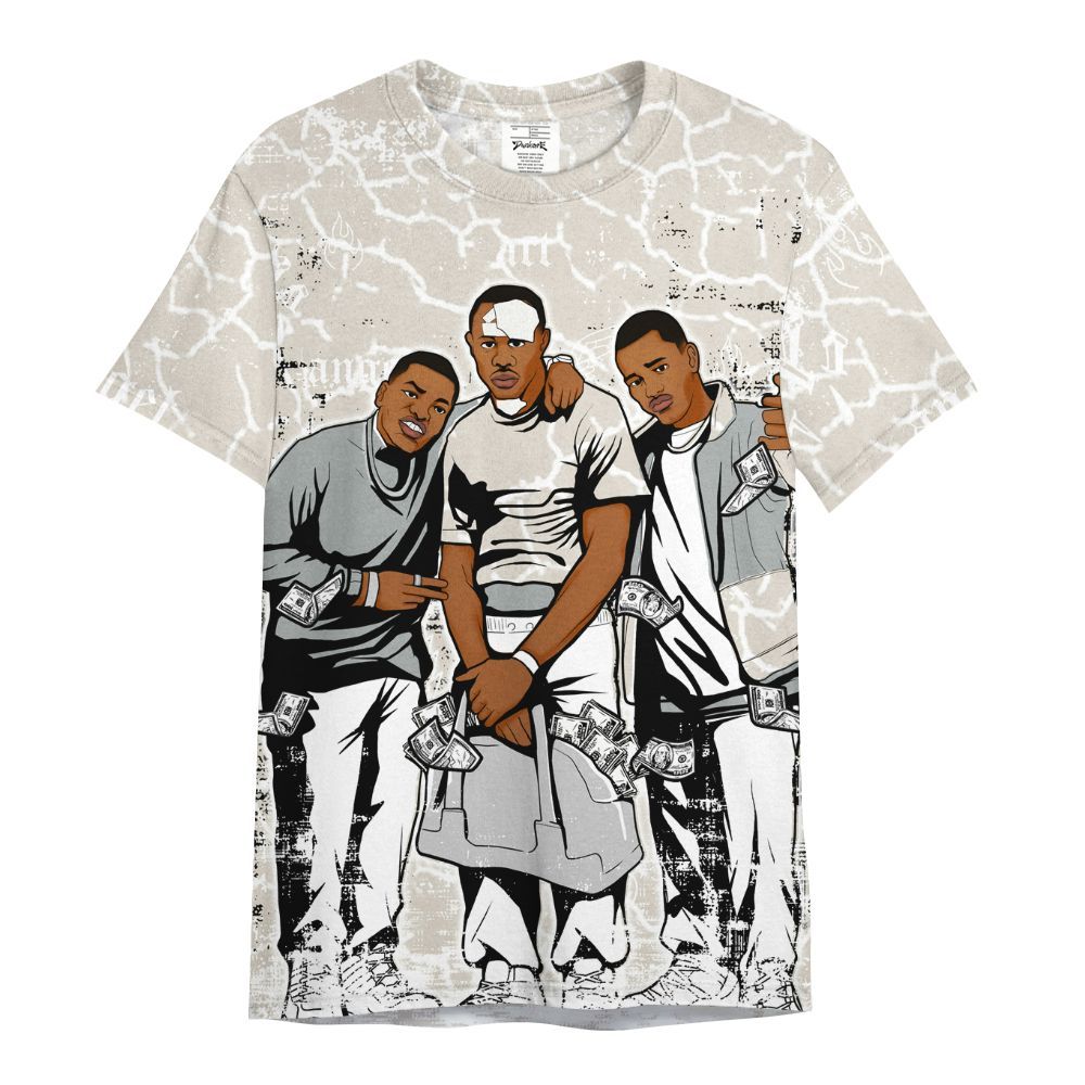 Shirt To Match Retro Pure Money 3s - Paid In Full Money All Over Print