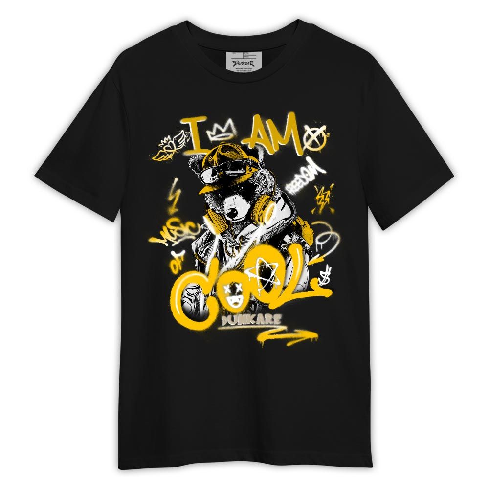 Shirt To Match Vivid Sulfur 4s - I Am Cool Bear Shirt Outfit Vivid Sulfur 4s 1305 HDT