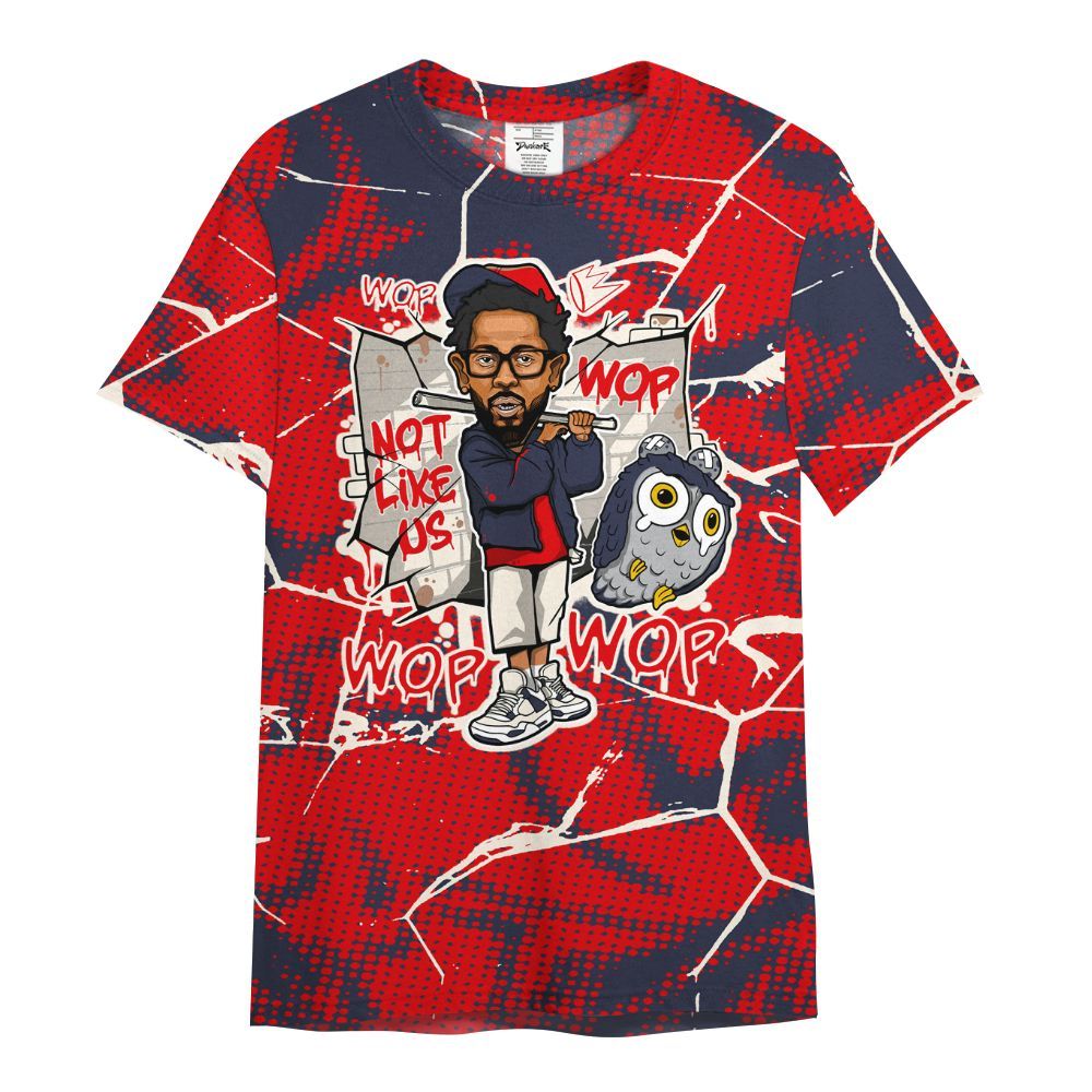 Shirt To Match Low OG Howard University 1s - None Like ComptonCity Graphic Crack All Over Print