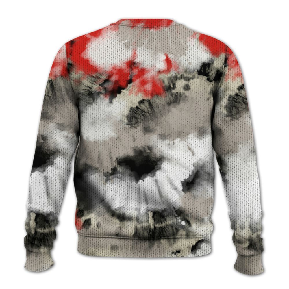 Knitted Sweater To Match Low OG Phantom 1s - Tie Dye FK Around Find Out