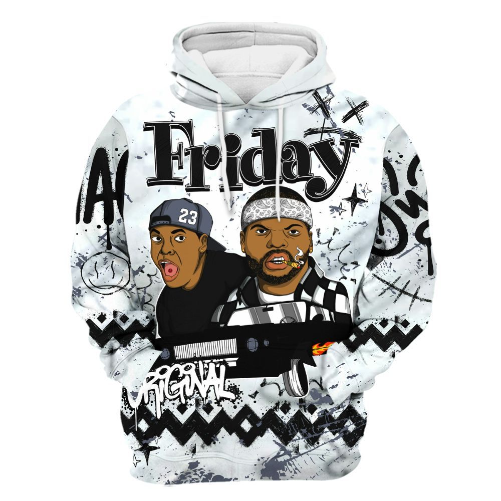 Hoodie To Match Air Foamposite Jin Kazama - Friday Sneaker Crayon All Over Print