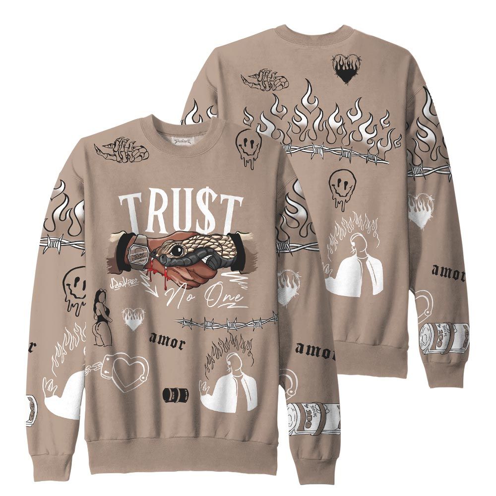 Sweatshirt To Match, OG Latte 1s Sweatshirt, Snake Trust No One Sweatshirt Outfit 903 NCT