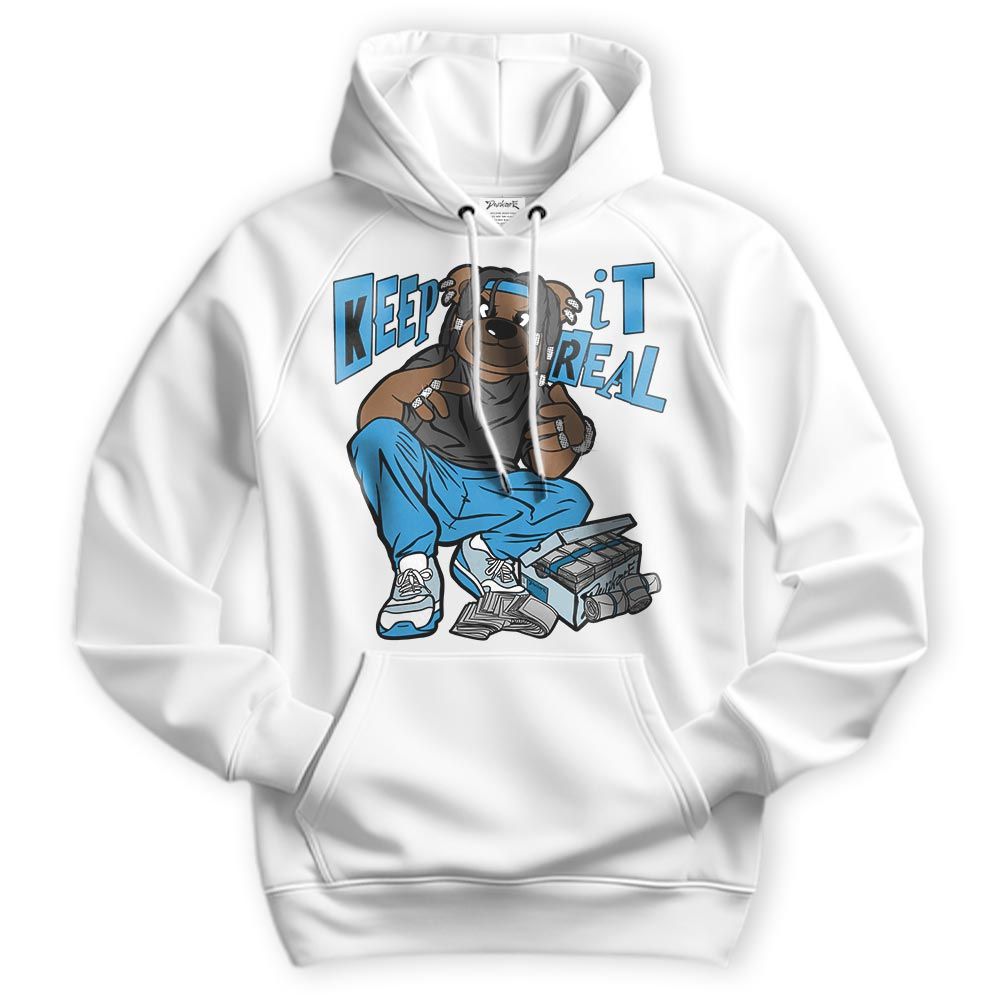 Sweatshirt To Match Powder Blue 9s Hoodie - Keep_in Auth Bear Hoodie Unisex