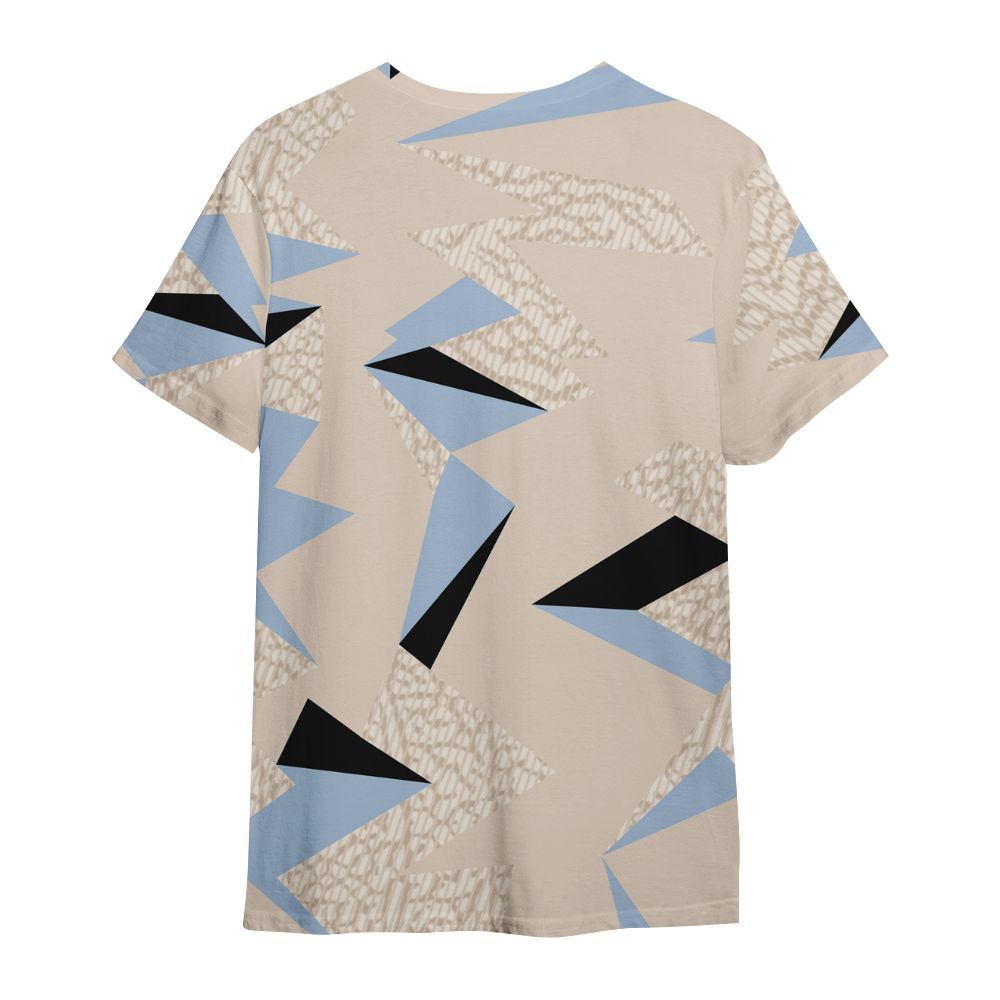 Shirt To Match Desert Sand 3s - Geometric Camouflage Pattern All Over Print