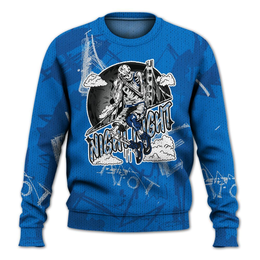 Knitted Sweater To Match Blueberry 12s - Seeya Skeleton Messyz