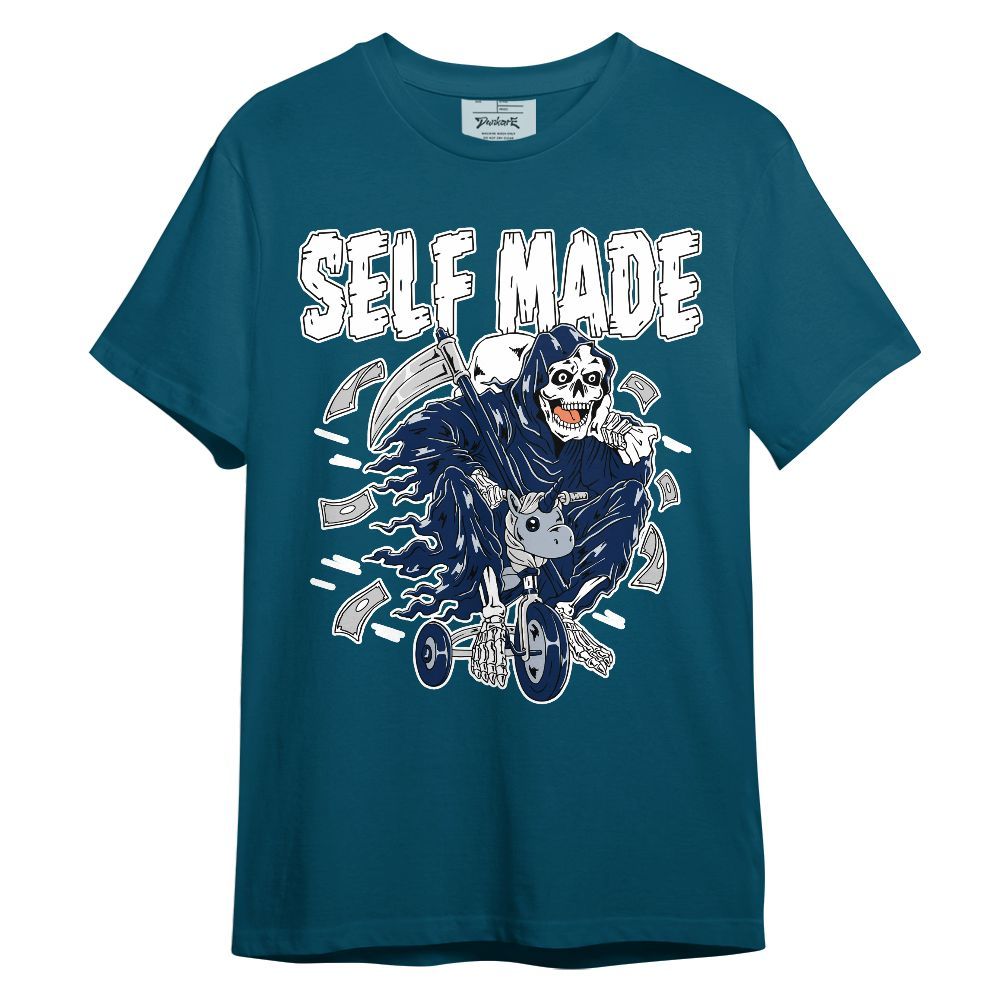 Shirt To Match High OG Deep Royal Blue 1s - Self Make Skeleton Unisex Shirt