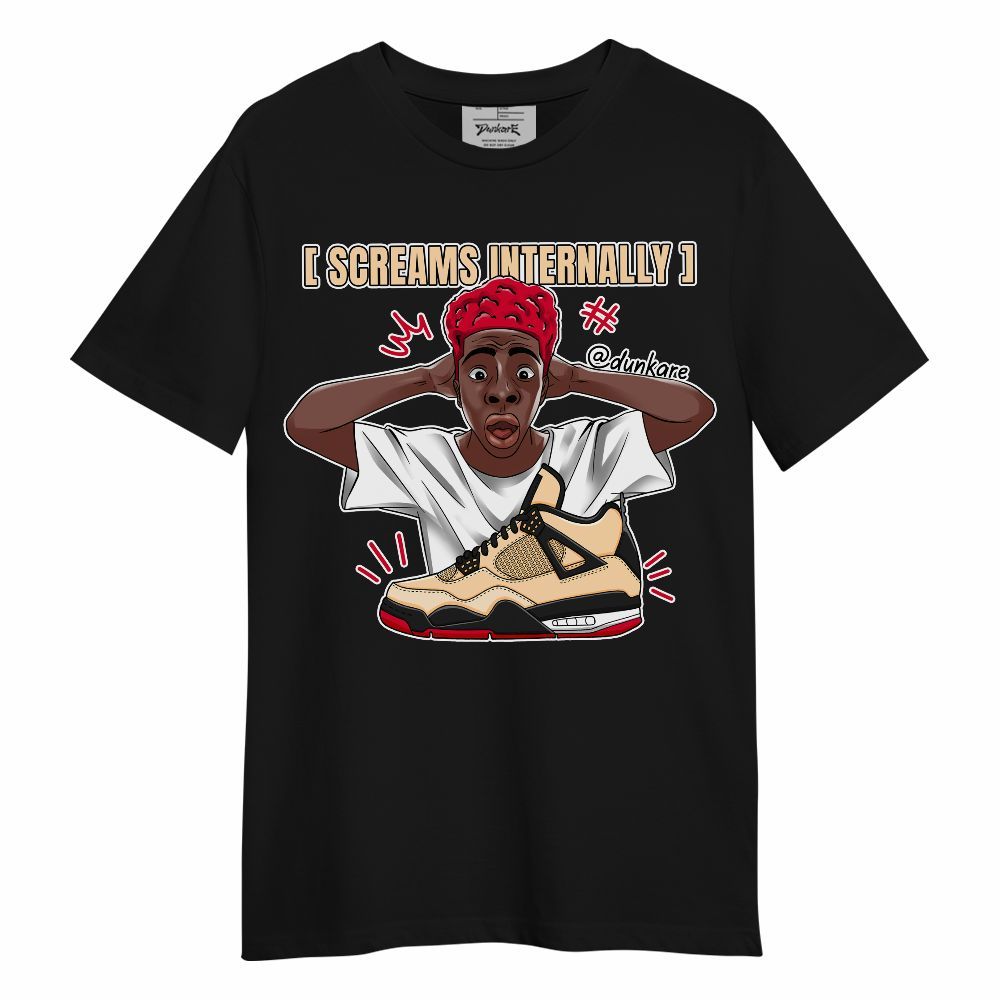 Shirt To Match Retro Pizza GS 4s - Scream Internally Graphic