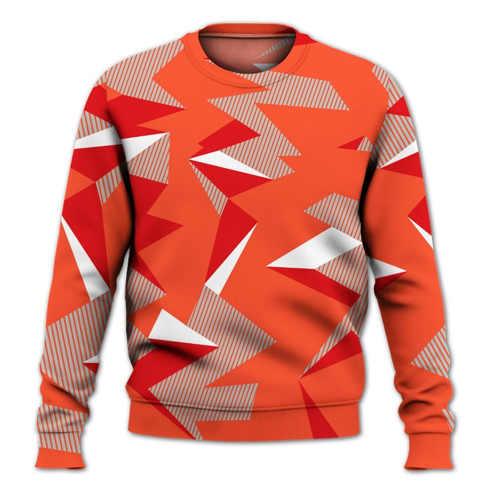 Sweatshirt To Match Air Max 1 86 Cosmic Clay - Geometric Camouflage Pattern All Over Print