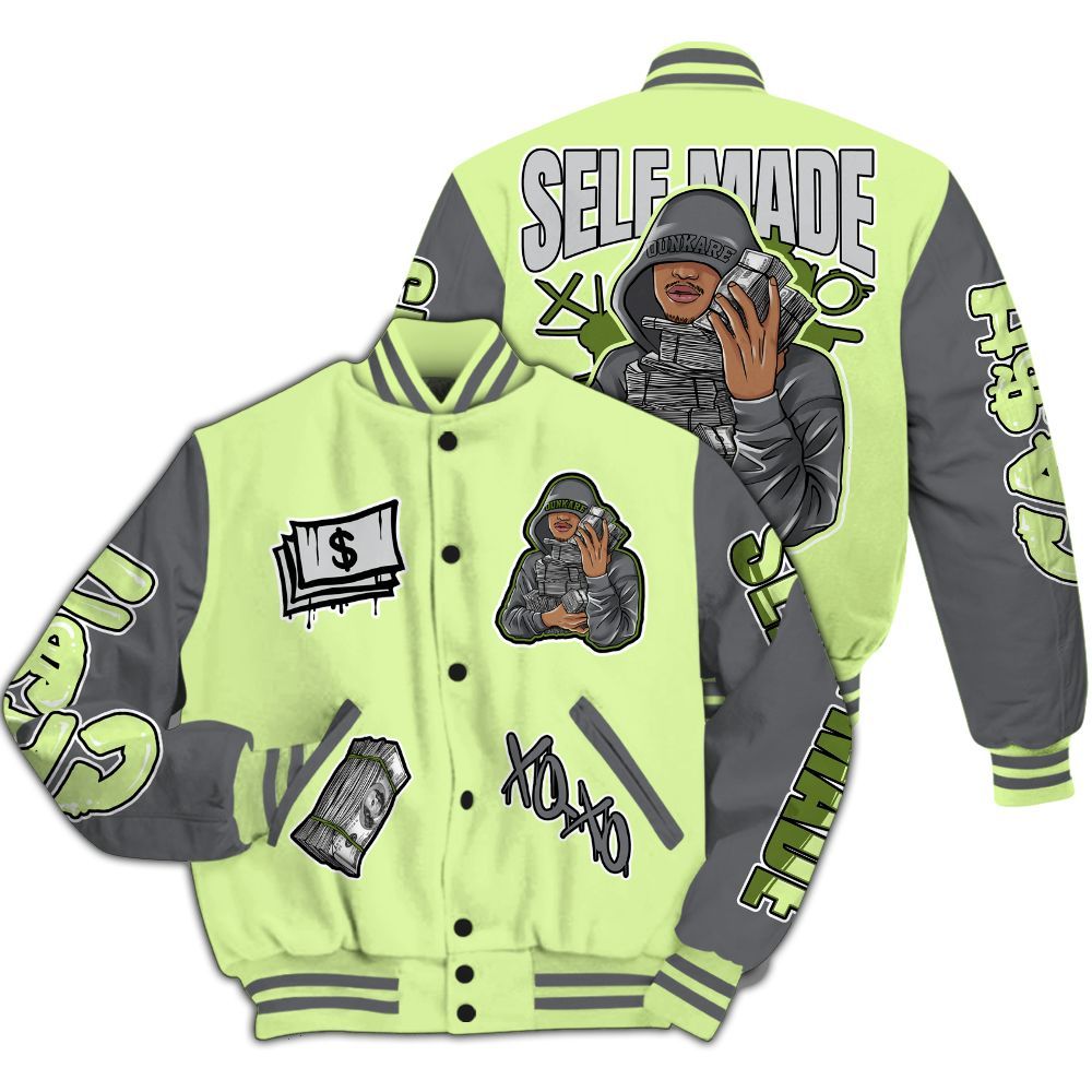 Varsity Jacket To Match Smoke Grey Volt TR 1s - Selfmade Unique All Over Print