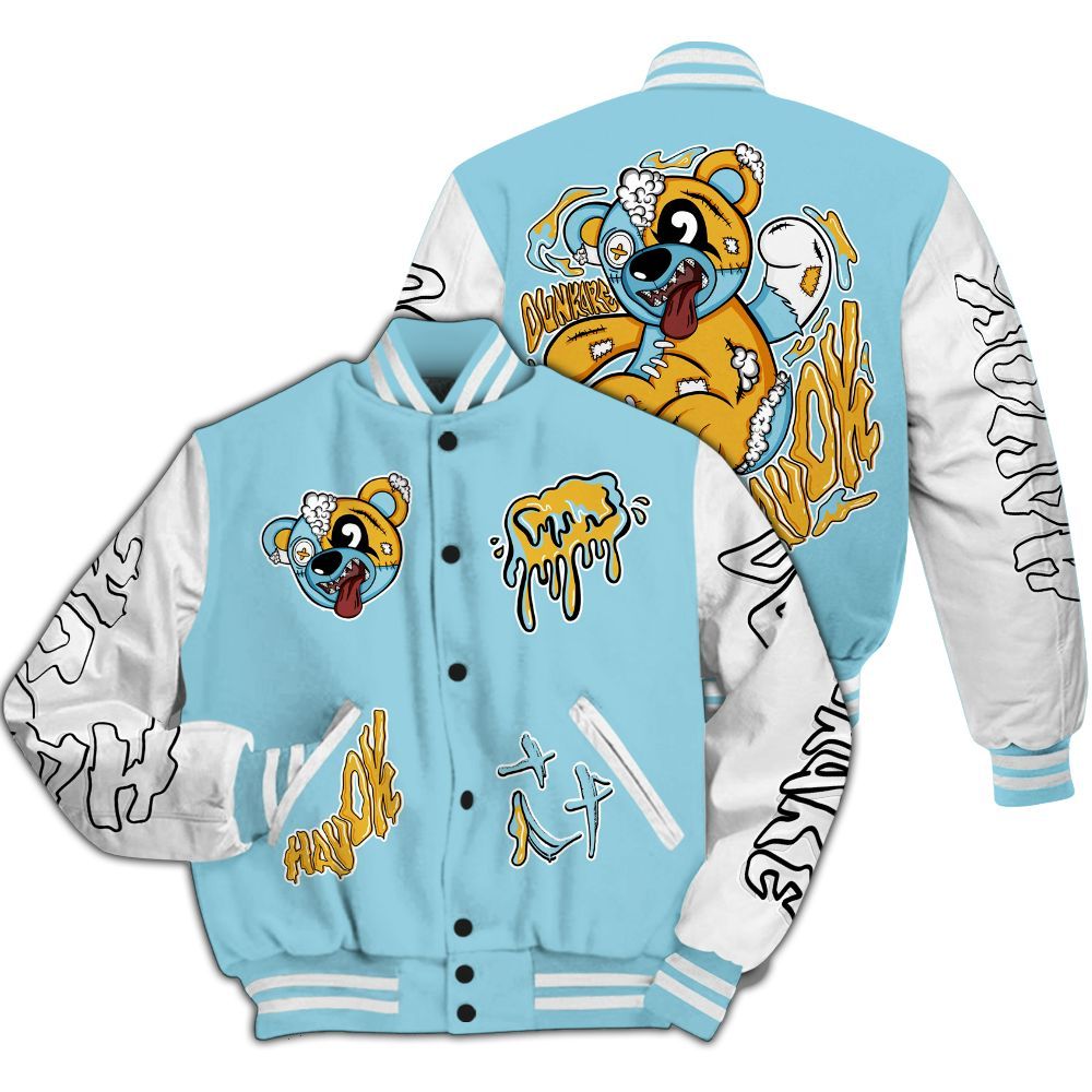 Varsity Jacket To Match Dunk High Homer Simpson - Havok Bear All Over Print