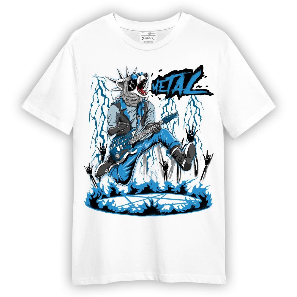 Shirt To Match Powder Blue 9s T-- Punk Rock Raccoon T-Shirt Unisex