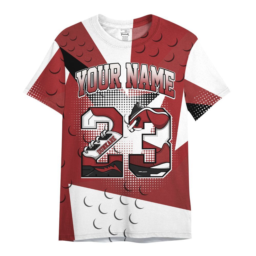 Shirt To Match Alternate Flu Game 12s - Poly Custom Name Number 23 5s All Over Print