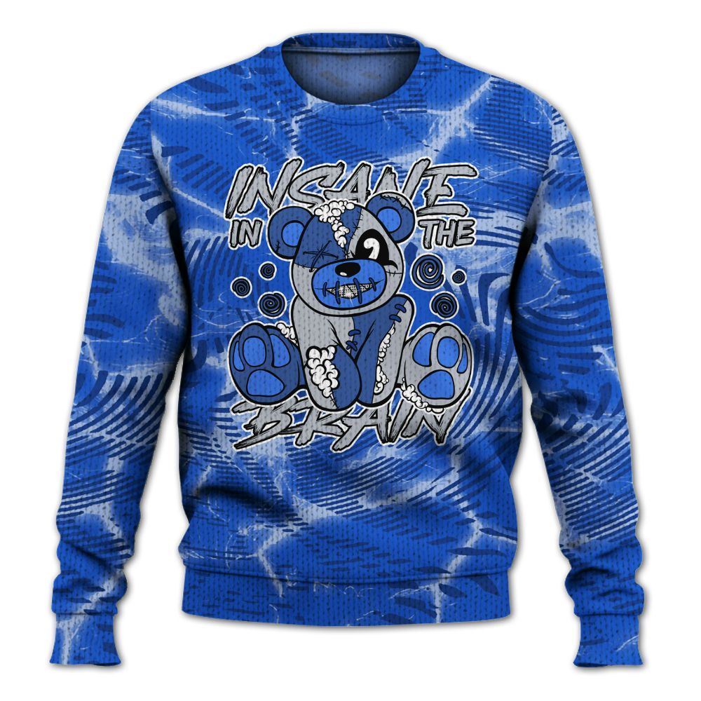 Knitted Sweater To Match Air Foamposite One Royal - Insanes Bear Fume