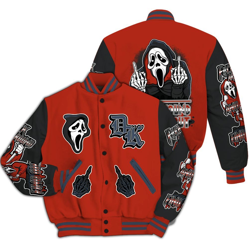 Varsity Jacket To Match Low Lucky Cat 1s - F#CK And Find Out Graphic All Over Print