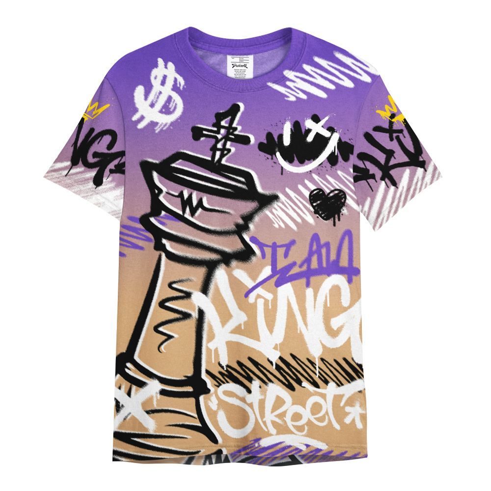Shirt To Match SE Afrobeats 7s - Street King Chess Streetwear All Over Print