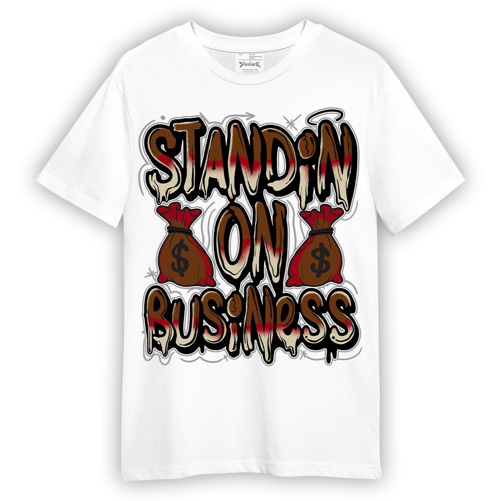 Shirt To Match Archaeo Brown 5s - Standin' Business Graphic Shirt Unisex