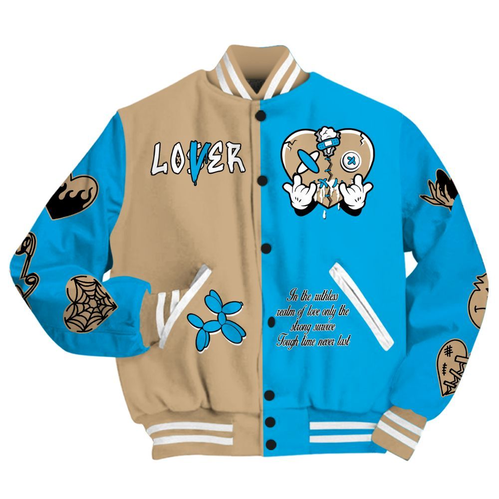 Varsity Jacket To Match H-Town 11s - Loser Lover Heart F Ck Love.PSD All Over Print