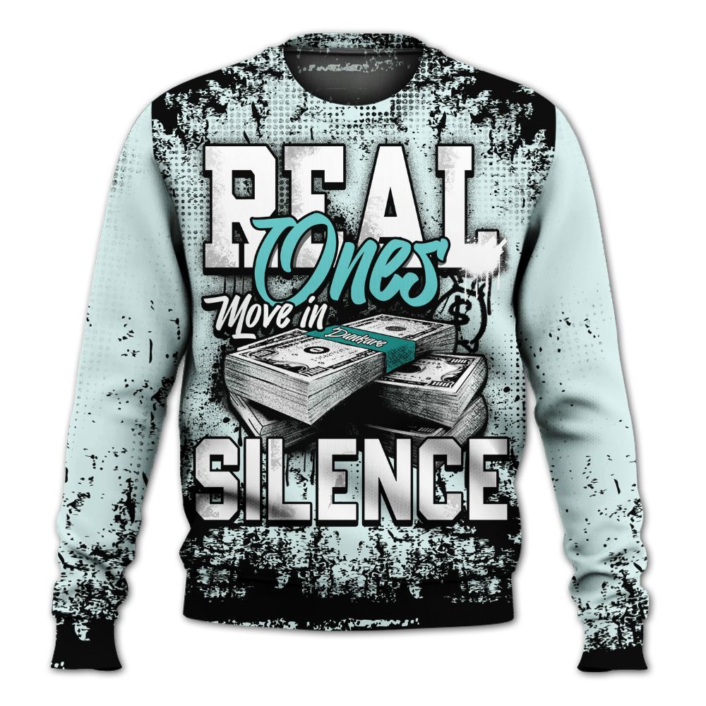 Sweatshirt To Match KD 4 Easter Mint Candy - Move In Silence Money Retro All Over Print