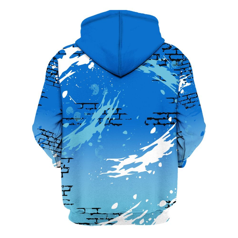 Hoodie To Match Dunk Low Argon - Values Of Loyalty Drip All Over Print