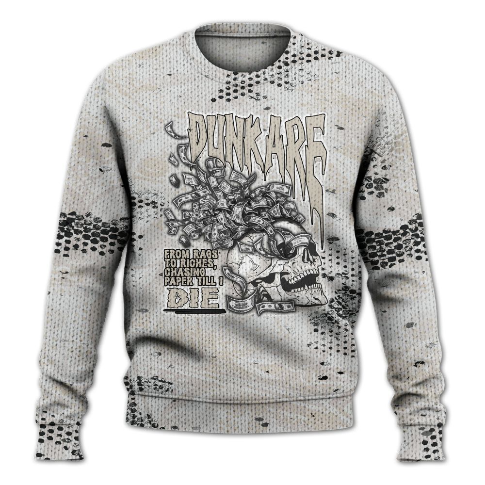 Knitted Sweater To Match Retro Reverse Metallic 5s - From Rags To Riches